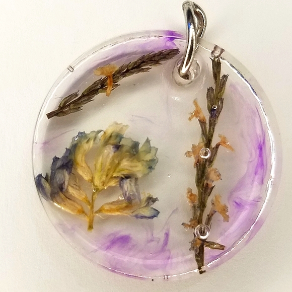 Real Flower Trio- Purple - Picture 7 of 7